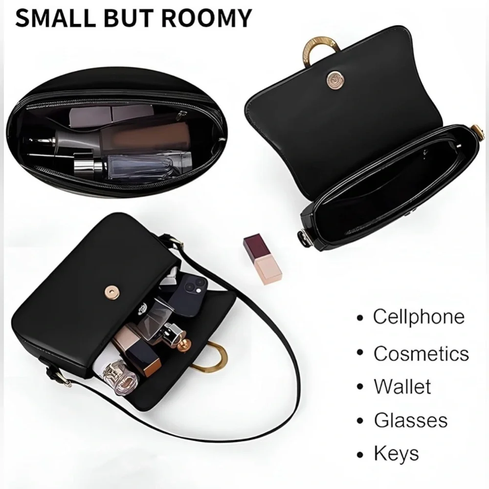Y2K Black Mini Shoulder Bag